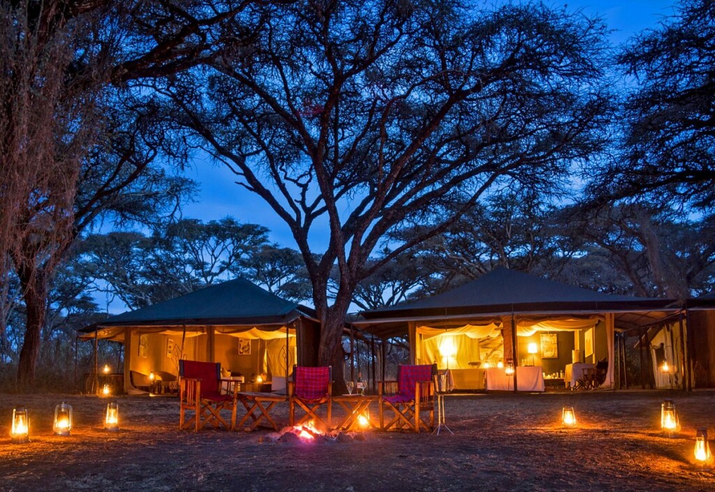 Le parc national situé sur les rives du lac Manyara vous fera découvrir un environnement qui est un véritable paradis pour les oiseaux. Le parc abrite également des lions qui grimpent aux arbres, et vous rencontrerez des singes et des grands mammifères. Nuit à Ngorongoro crater tented situées au-dessus du cratère, les 10 tentes de ce lodge sont confortablement équipées et idéalement placées pour explorer la zone de conservation entourant la caldeira.